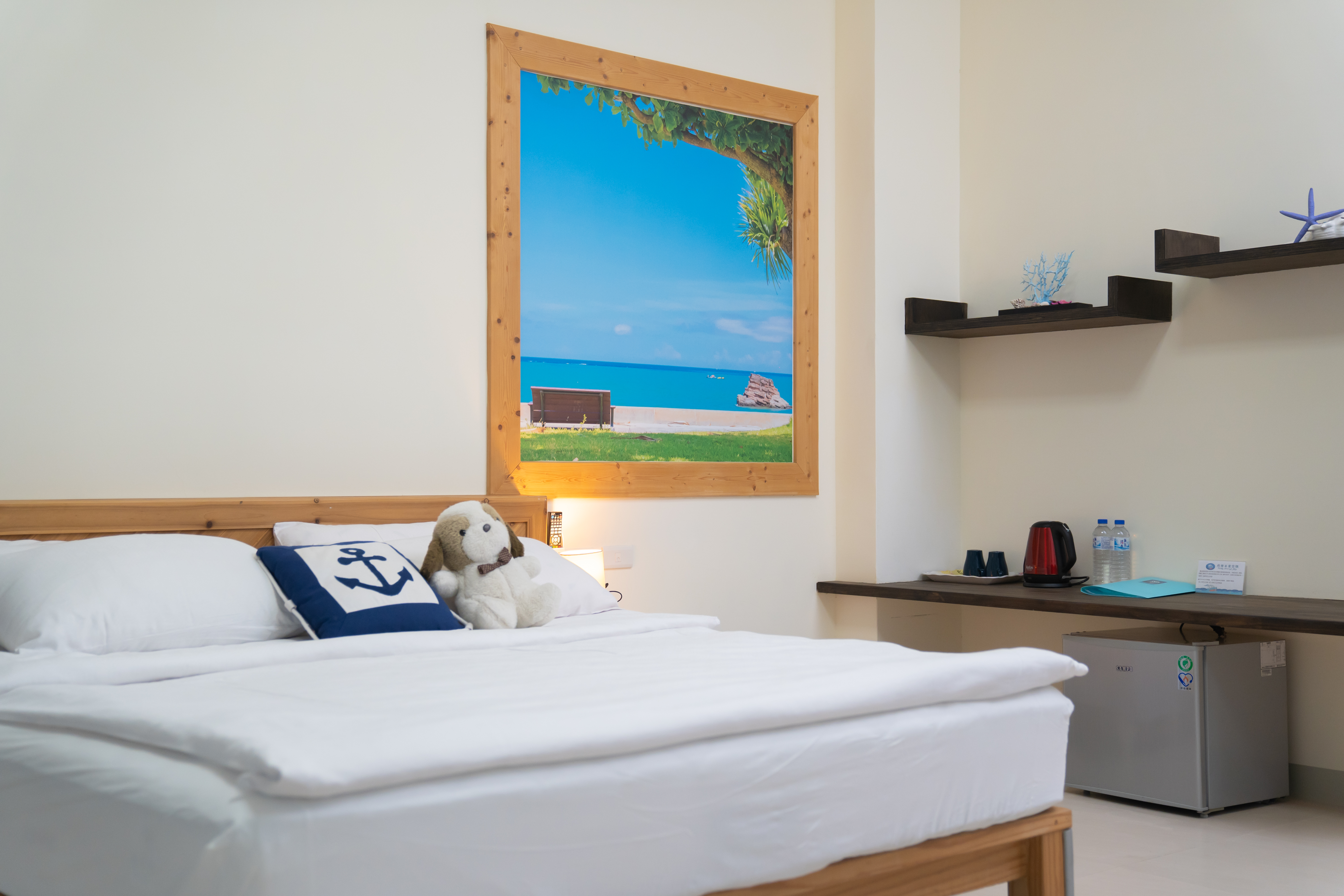 澎湖旅遊-天空藍雙人房